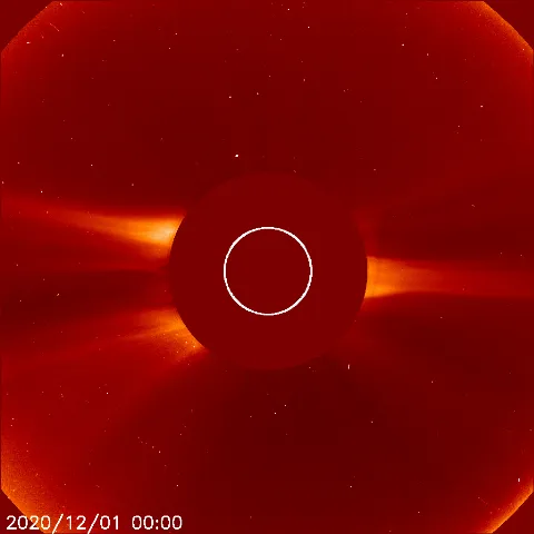 Image of solar wind