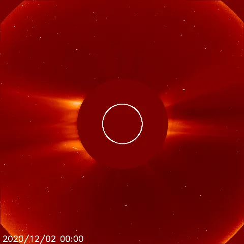 Image of solar wind