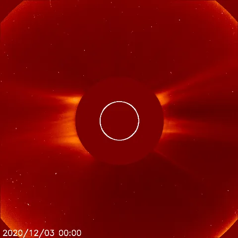 Image of solar wind