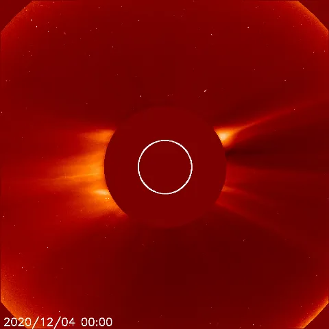 Image of solar wind