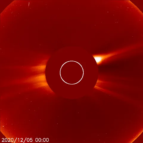 Image of solar wind