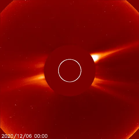 Image of solar wind