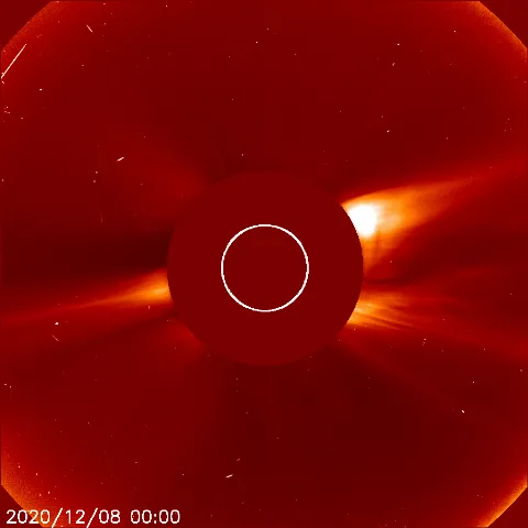 Image of solar wind