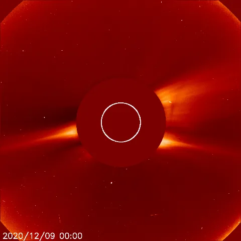 Image of solar wind