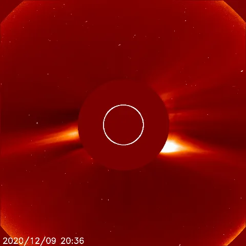 Image of solar wind