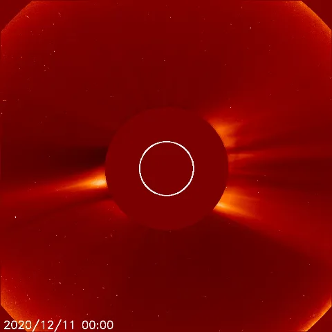 Image of solar wind