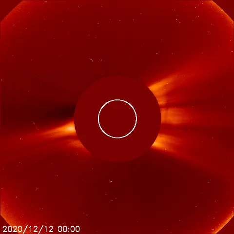 Image of solar wind