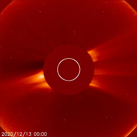 Image of solar wind