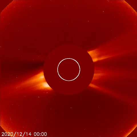 Image of solar wind