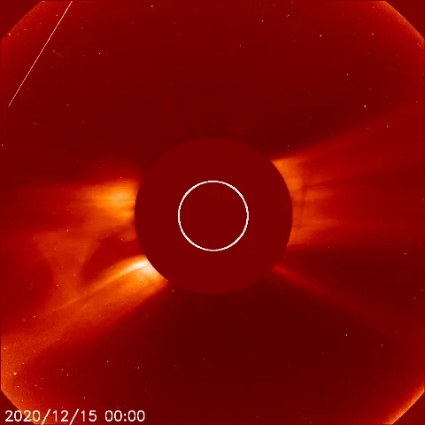 Image of solar wind