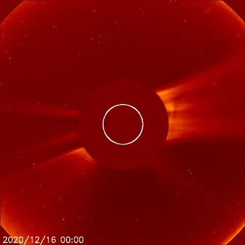 Image of solar wind