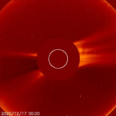 Image of solar wind