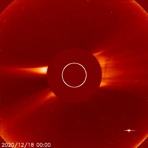 Image of solar wind