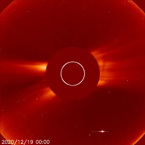 Image of solar wind