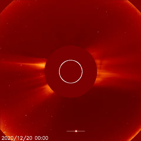 Image of solar wind