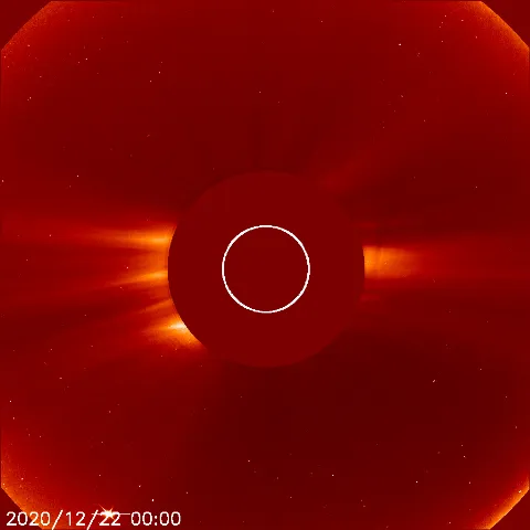 Image of solar wind