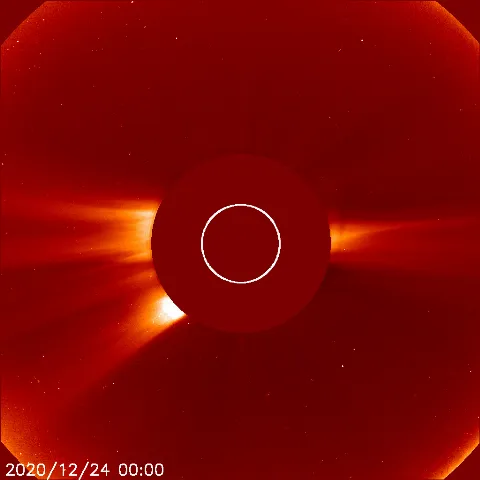 Image of solar wind