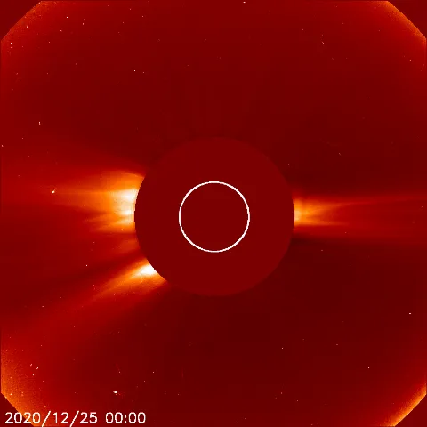 Image of solar wind