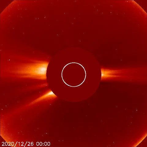 Image of solar wind