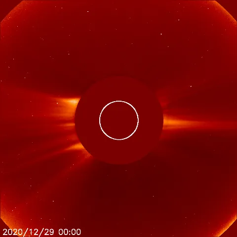 Image of solar wind