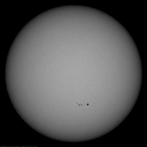 Image of Sun's photosphere