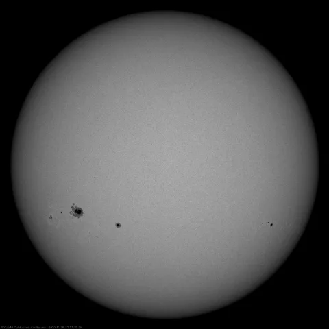 Image of Sun's photosphere