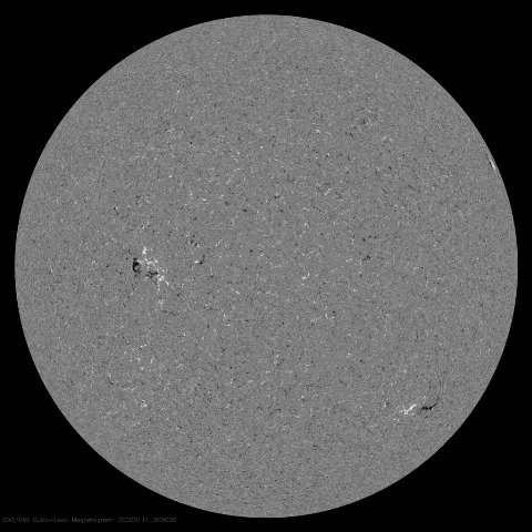 Image of Sun's magnetic field