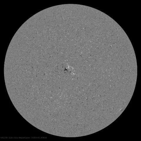 Image of Sun's magnetic field