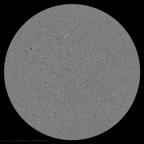 Image of Sun's magnetic field