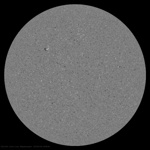 Image of Sun's magnetic field