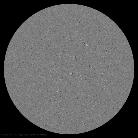 Image of Sun's magnetic field