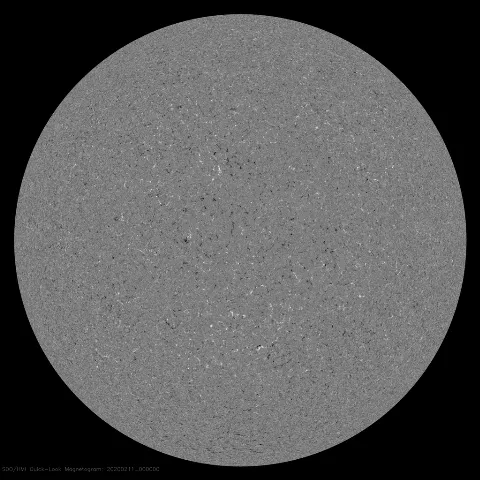 Image of Sun's magnetic field