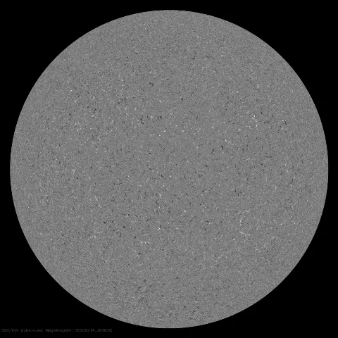 Image of Sun's magnetic field