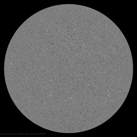 Image of Sun's magnetic field