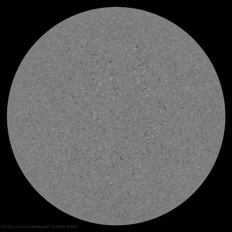 Image of Sun's magnetic field