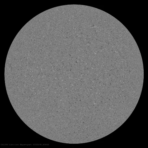 Image of Sun's magnetic field