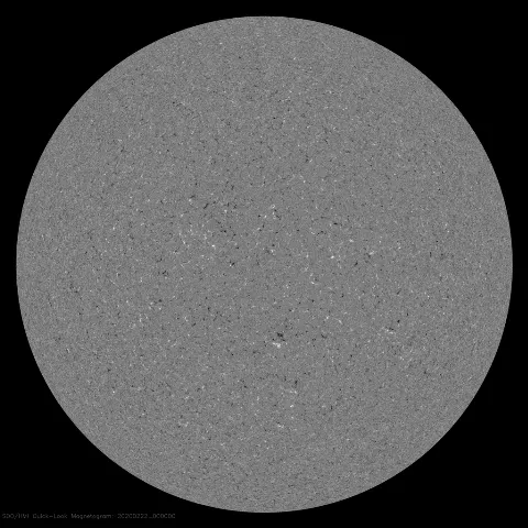 Image of Sun's magnetic field