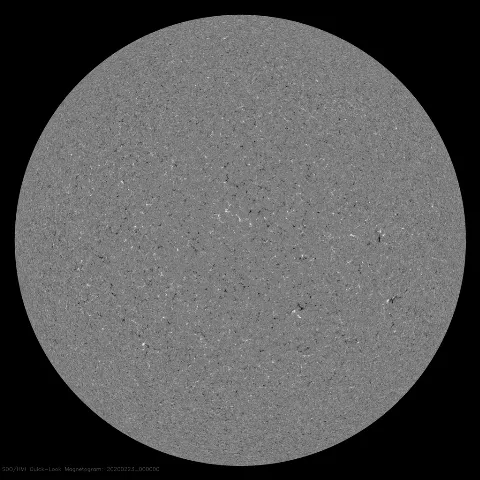 Image of Sun's magnetic field