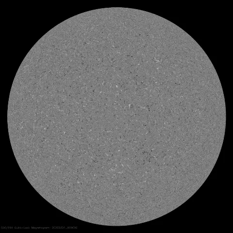 Image of Sun's magnetic field