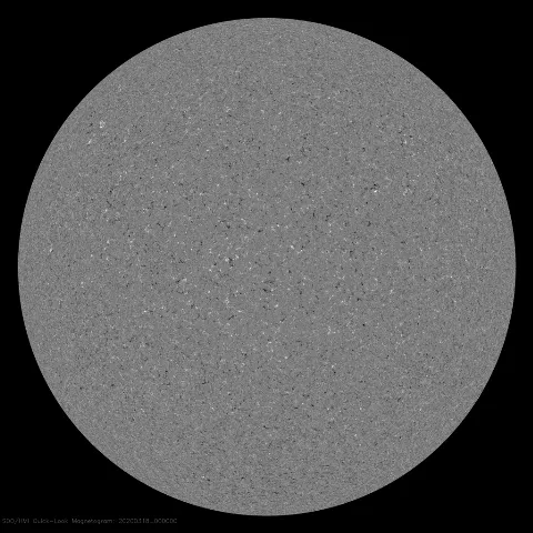 Image of Sun's magnetic field