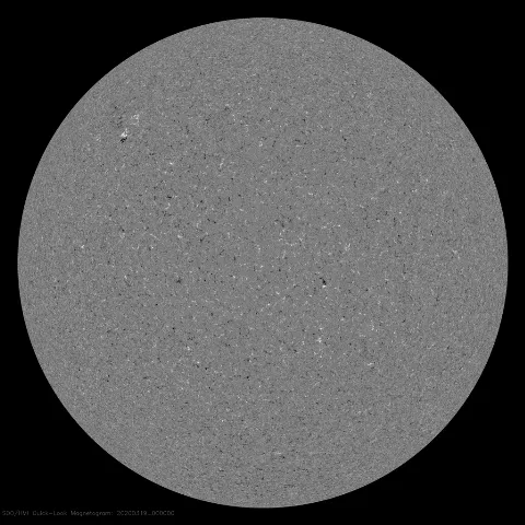 Image of Sun's magnetic field