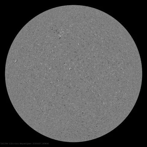 Image of Sun's magnetic field