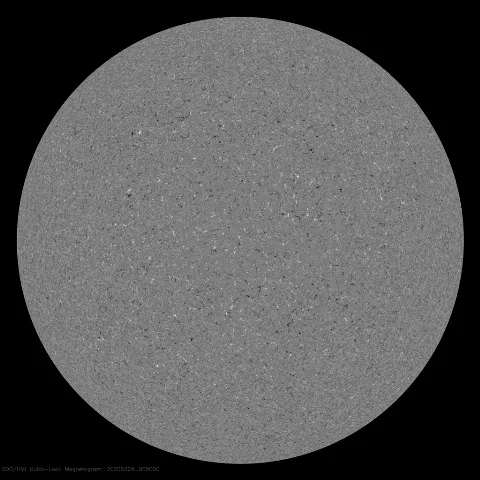 Image of Sun's magnetic field