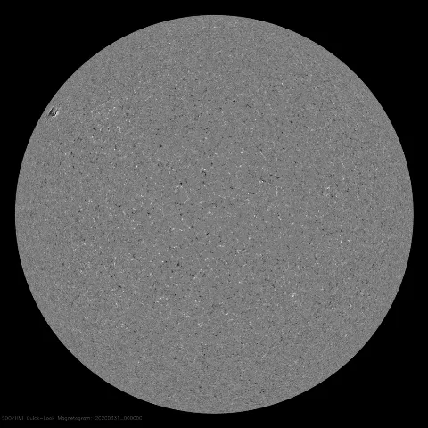 Image of Sun's magnetic field