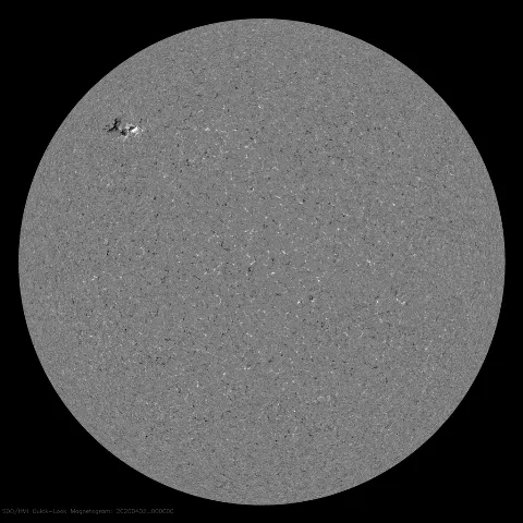 Image of Sun's magnetic field