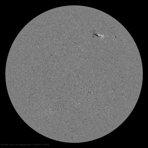 Image of Sun's magnetic field