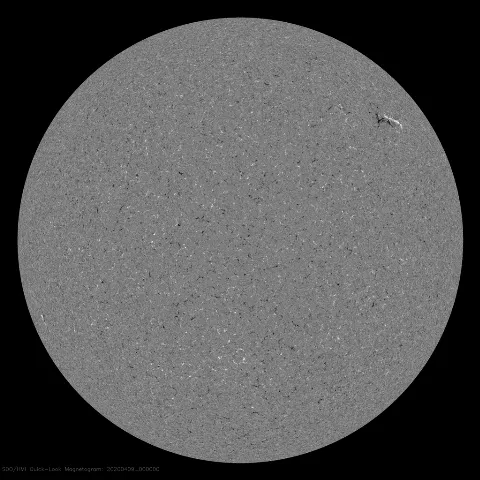 Image of Sun's magnetic field