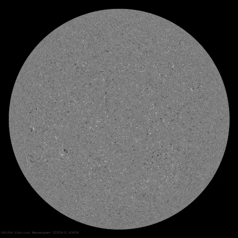 Image of Sun's magnetic field