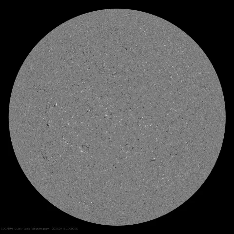 Image of Sun's magnetic field