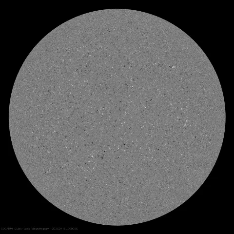 Image of Sun's magnetic field